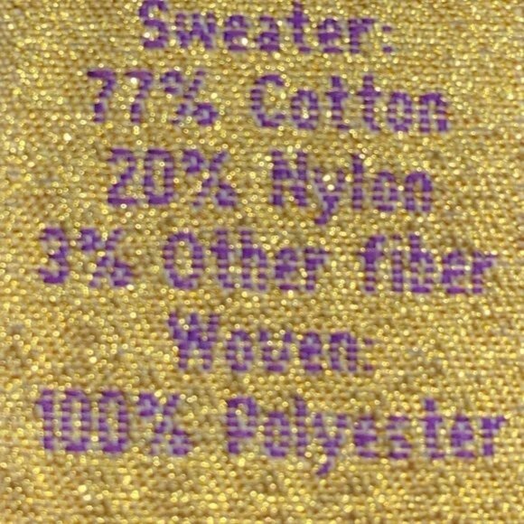 Princess Vera Wang Cropped Blue Cardigan Size Junior’s Large Small Flaw - Picture 10 of 15